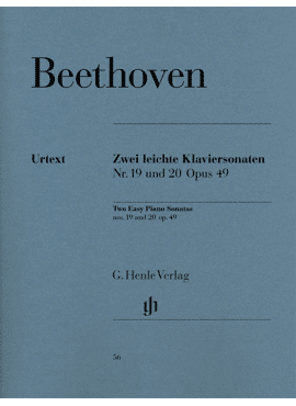 2 Leichte Klaviersonaten Nr. 19 g-moll  und Nr. 20 G-dur op. 49